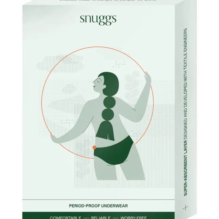 Snuggs period underwear Brazilian light black L