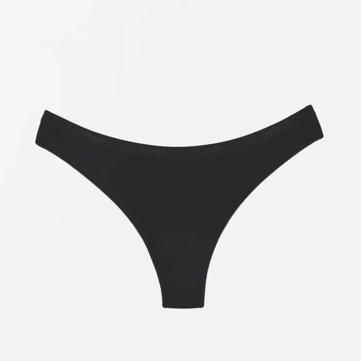 Snuggs period underwear Brazilian light black M
