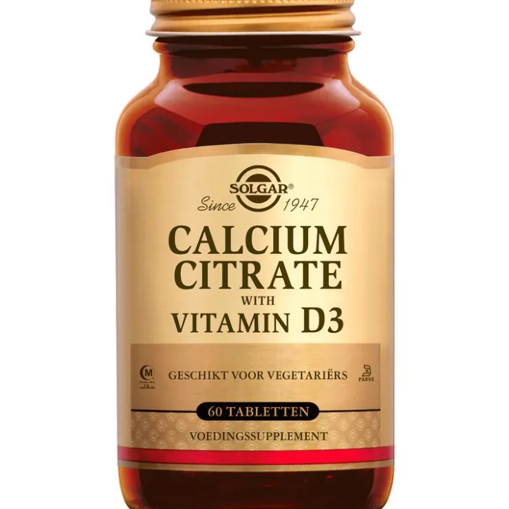 Solgar Calcium Citrate with Vitamin D3 60 tabletten
