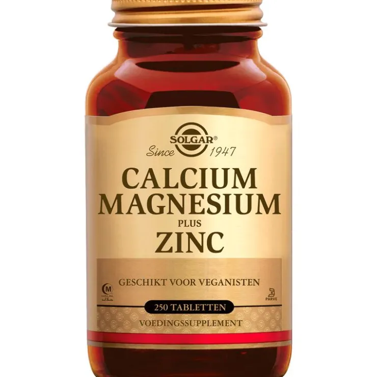 Solgar Calcium Magnesium plus Zinc 250 tabletten