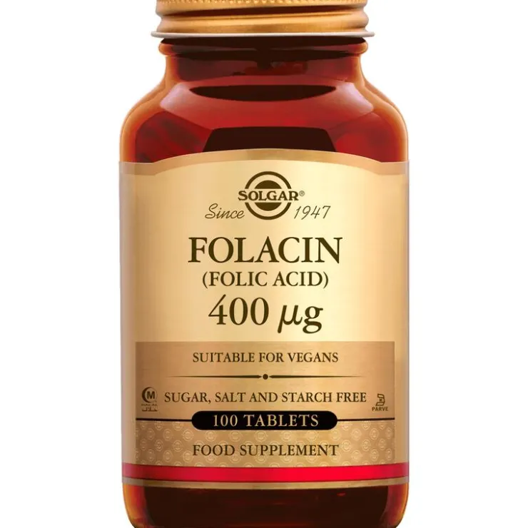 Solgar Folacin 400 mcg 100 tabletten