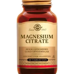 Solgar Magnesium Citrate 60 tabletten
