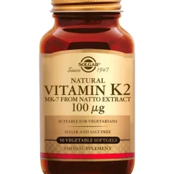 Solgar Vitamin K-2 100 mcg 50 capsules