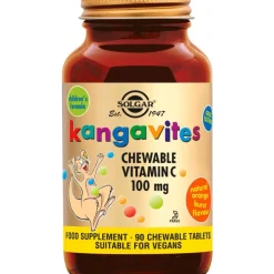 Solgar Kangavites Chewable Vitamin C 100 mg 90 kauwtabletten