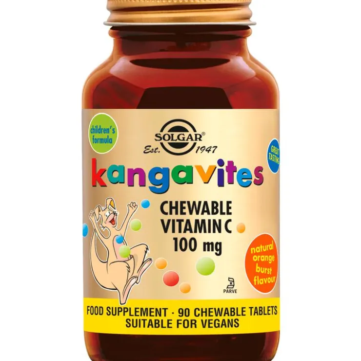 Solgar Kangavites Chewable Vitamin C 100 mg 90 kauwtabletten