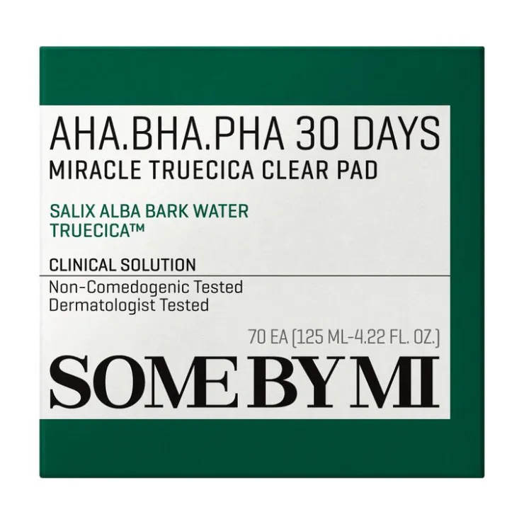 SOME BY MI AHA BHA PHA 30 Days Miracle Truecica Clear Pad 70 stuks