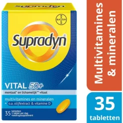 Supradyn Vital 50+ multivitamines voor vijftigplussers 35 tabletten