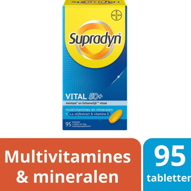 Supradyn Vital 50+ multivitamines voor vijftigplussers 95 tabletten