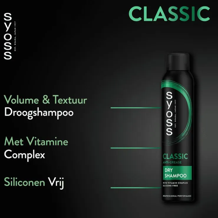 Syoss Antigr Droogshampoo 200 ML
