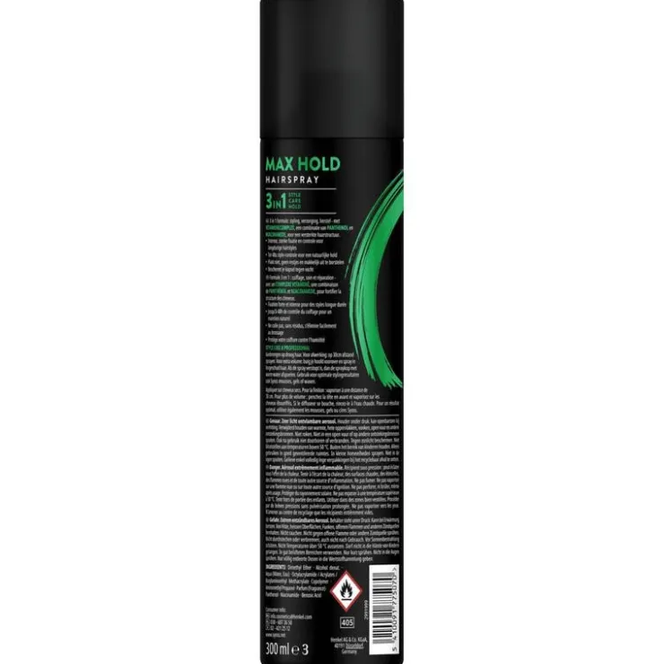 Syoss Max Hold Haarspray 300 ML