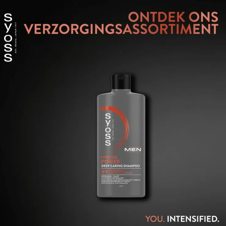 Heren Syoss Men Intense Power Shampoo 440 ML