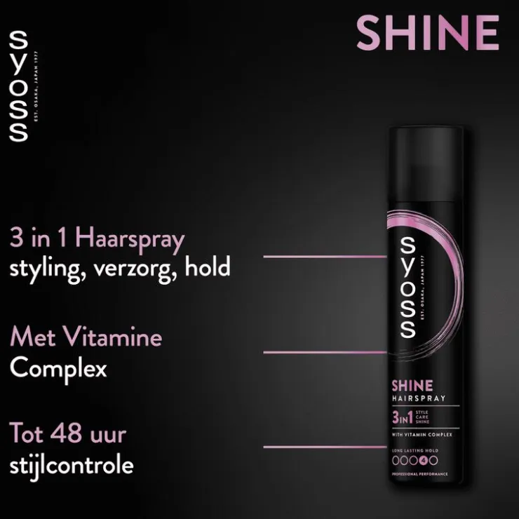 Syoss Shine Hold Haarspray 300 ML