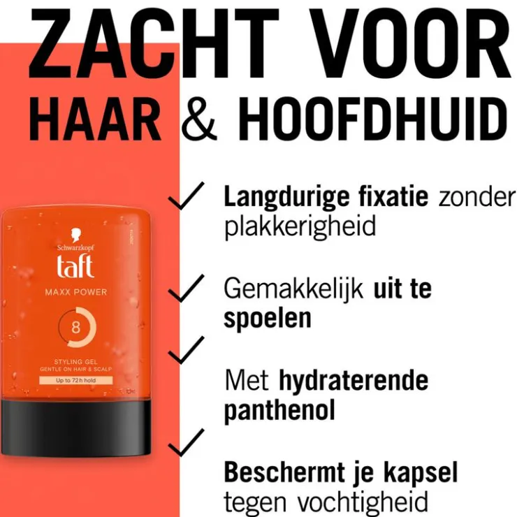 Heren Taft Styling Gel Maxx Power Gel 300 ML