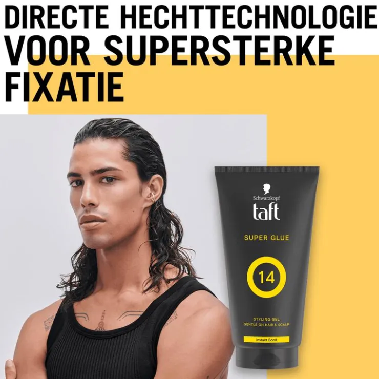 Taft Styling Gel Super Glue Gel 150 ML