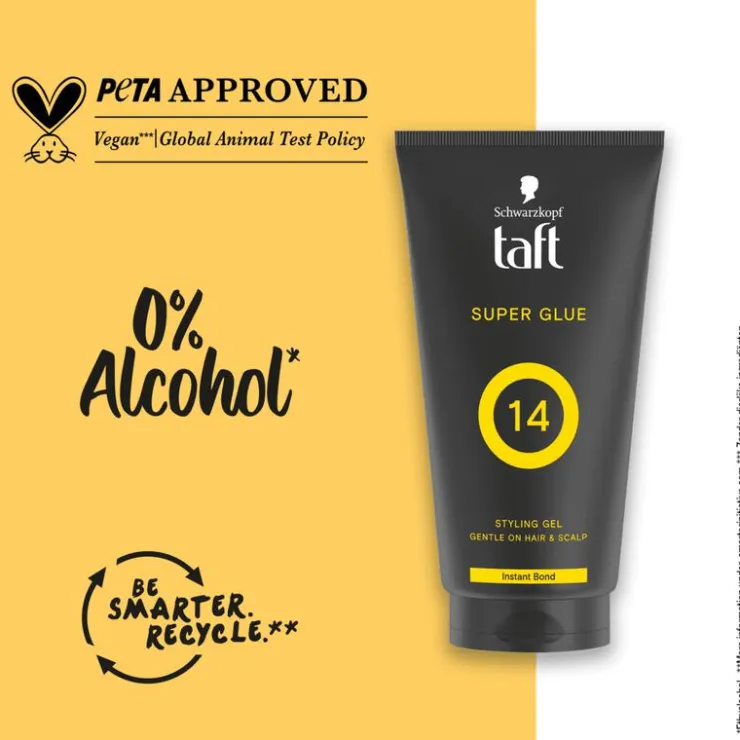 Taft Styling Gel Super Glue Gel 150 ML