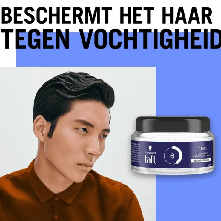 Heren Taft Titane Gel 250 ML