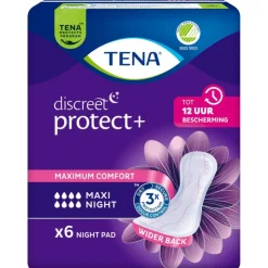 Tena Discreet Maxi Night 6 stuks