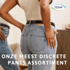 Tena Silhouette Plus Low Waist Wegwerp Broekjes Zwart L 10 stuks