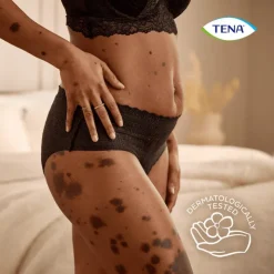 Tena Silhouette Plus Low Waist Wegwerp Broekjes Zwart L 10 stuks