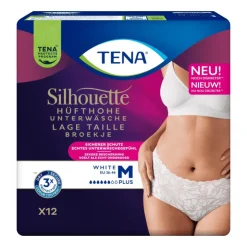 Tena Silhouette Plus Wit Wegwerp Broekjes Low Waist M