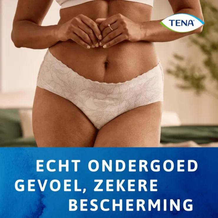 Tena Silhouette Plus Wit Wegwerp Broekjes Low Waist M