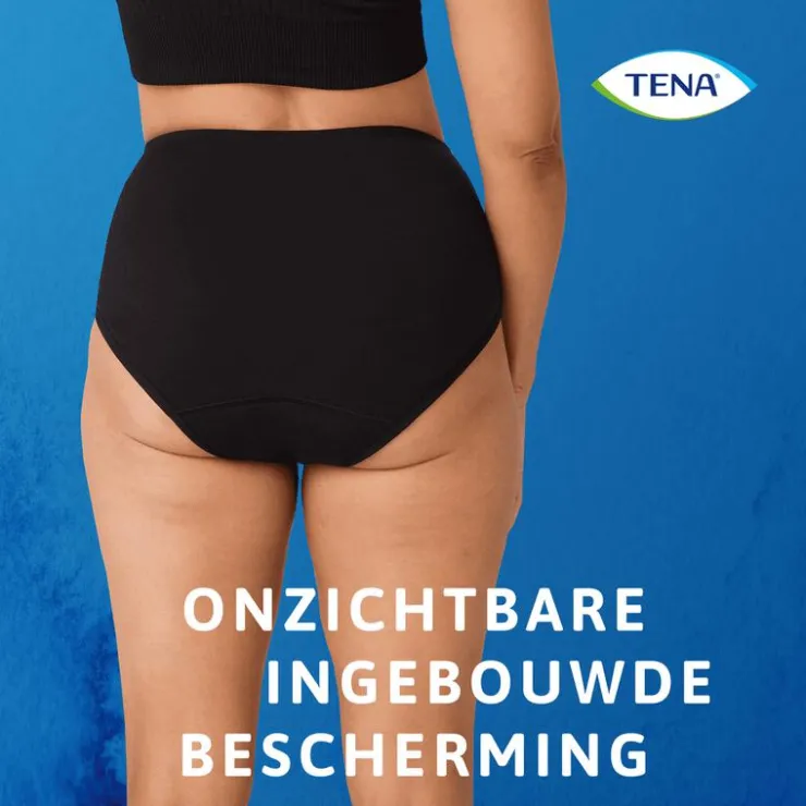 Tena WASBAAR ONDERGOED ZWART XL