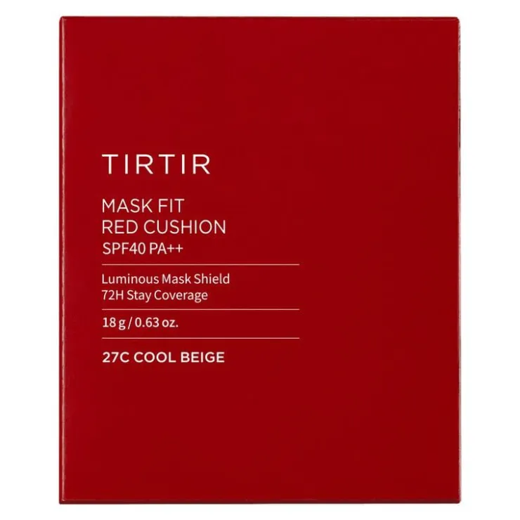 TirTir Mask Fit Red Cushion Foundation 27C Cool Beige