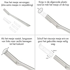 Heren Tweezerman Facial Razor