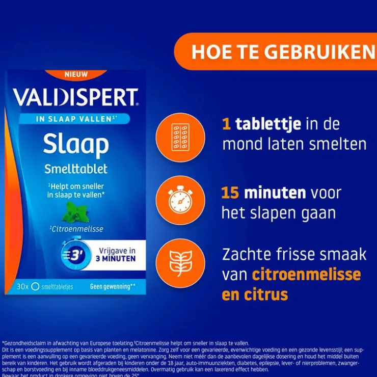 Valdispert Slaap 30 smelttabletten