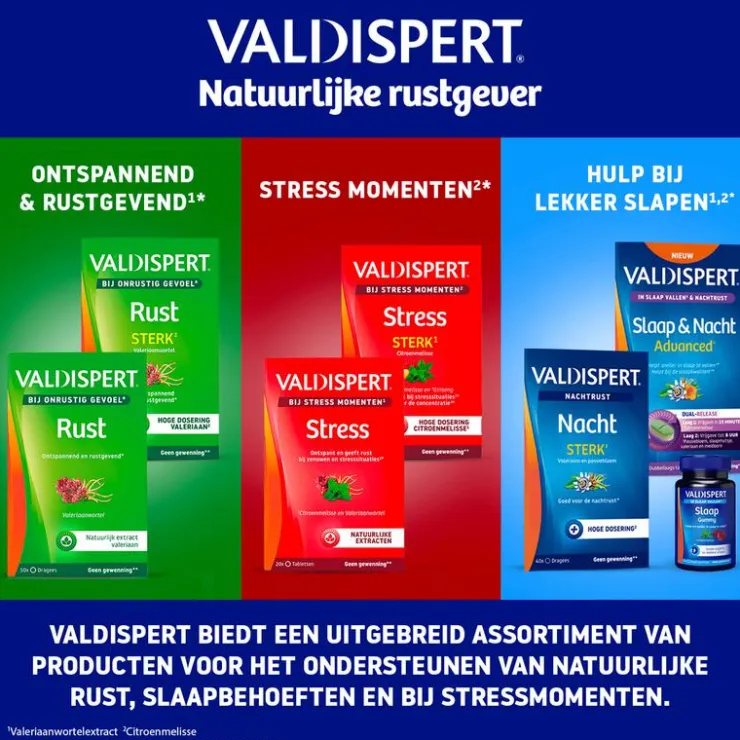 Valdispert Stress Moments Sterk 20 tabletten