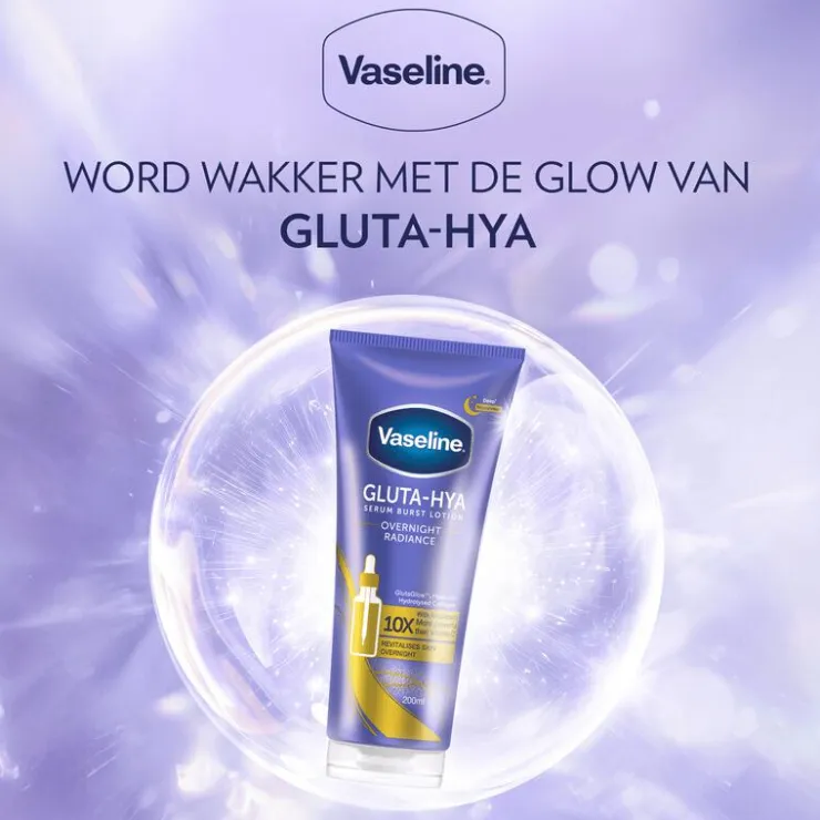 Vaseline Gluta-Hya Lotion Overnight Radiance 200ML