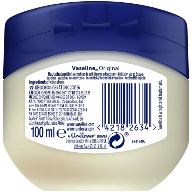 Vaseline Original Petroleum Jelly 100 ML
