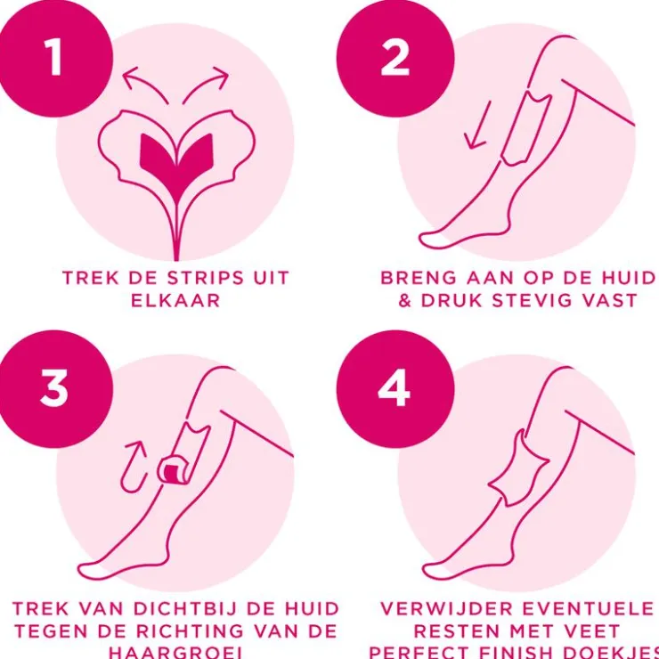 Heren Veet Minima Ontharingsstrips Benen & Lichaam Hypoallergeen 40 stuks