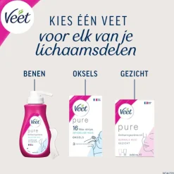 Heren Veet Ontharingscreme Gevoelige Huid In-Shower 150 ML