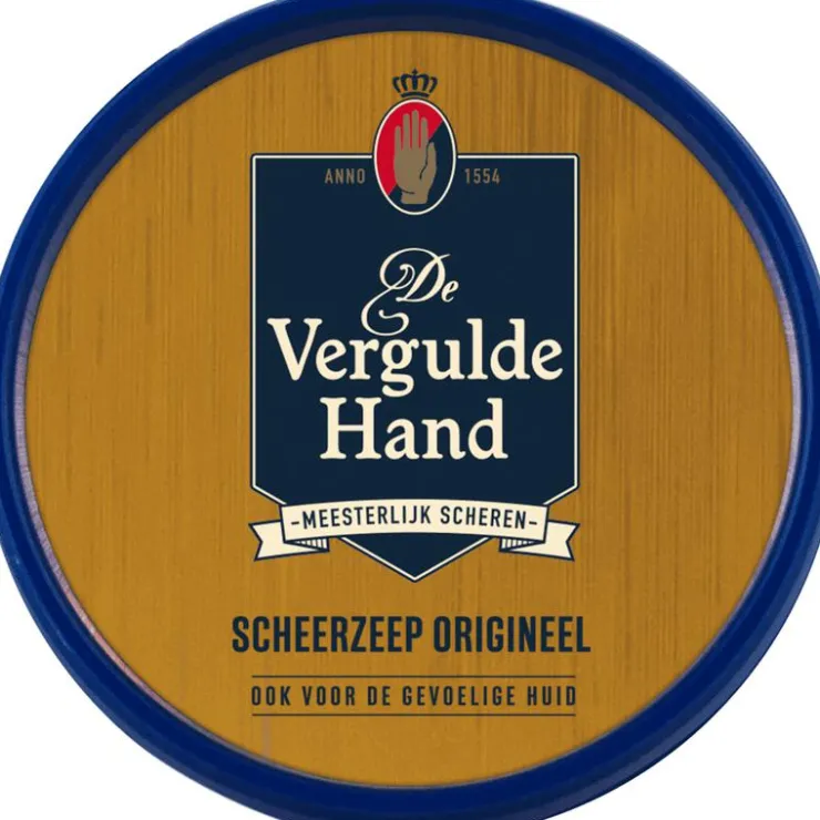 Heren Vergulde Hand Scheerzeeptablet