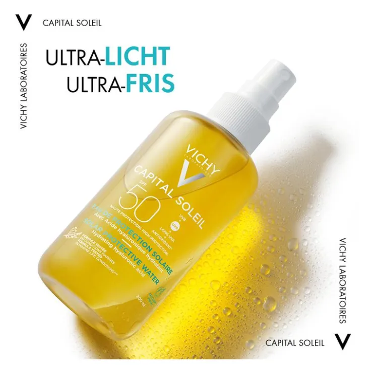Vichy Capital Soleil Zonbeschermend Water SPF50 200 ML