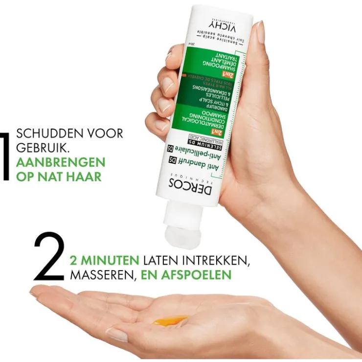 Vichy Dercos Anti-Roos-2-In-1-Shampoo + Conditioner 200 ML