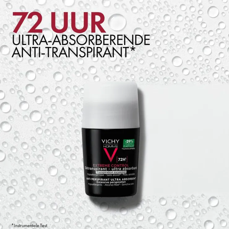 Heren Vichy Homme Deodorant Roller 72U 50 ML