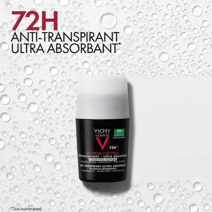 Heren Vichy Homme Deodorant Roller 72U 50 ML