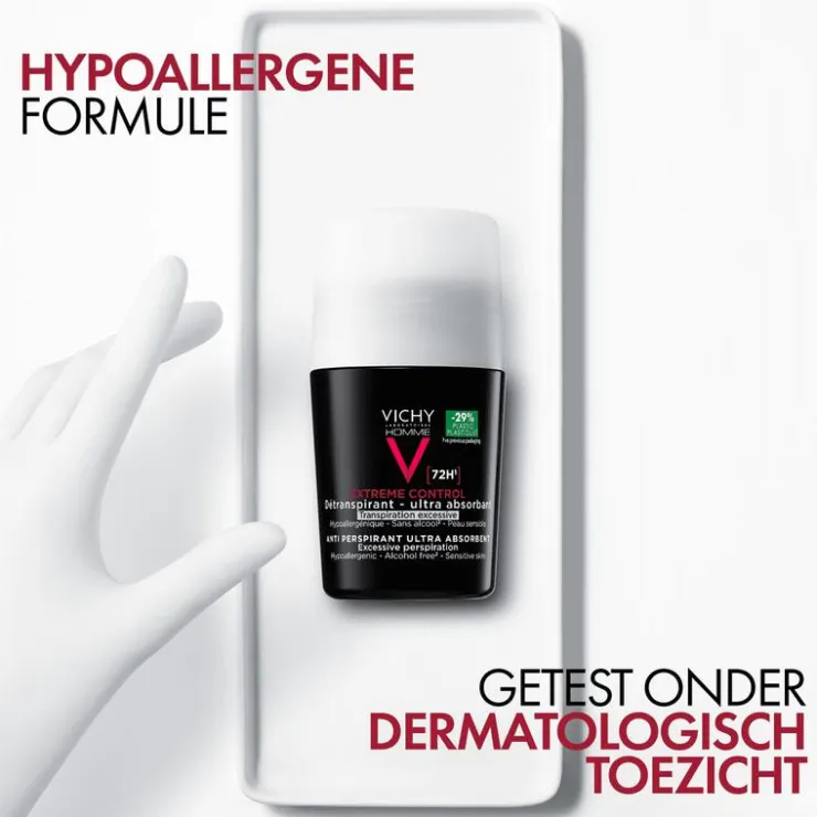 Heren Vichy Homme Deodorant Roller 72U 50 ML