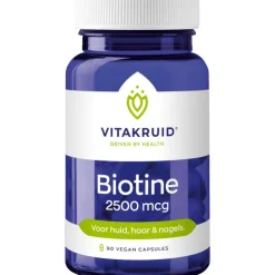 Vitakruid , Biotine 2500 mcg - 90 vegan capsules