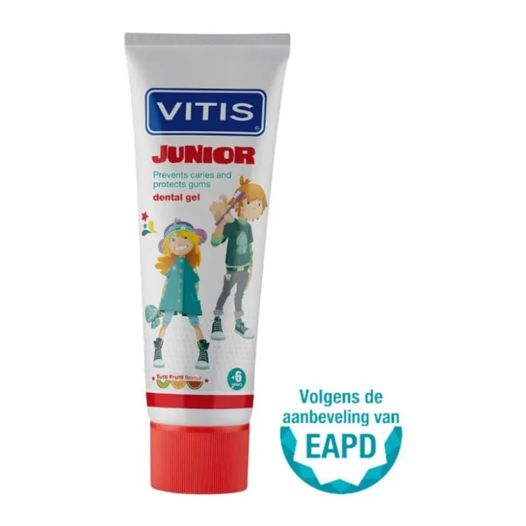 Vitis Junior Tandgel Optimale Verzorging van het Wisselgebit