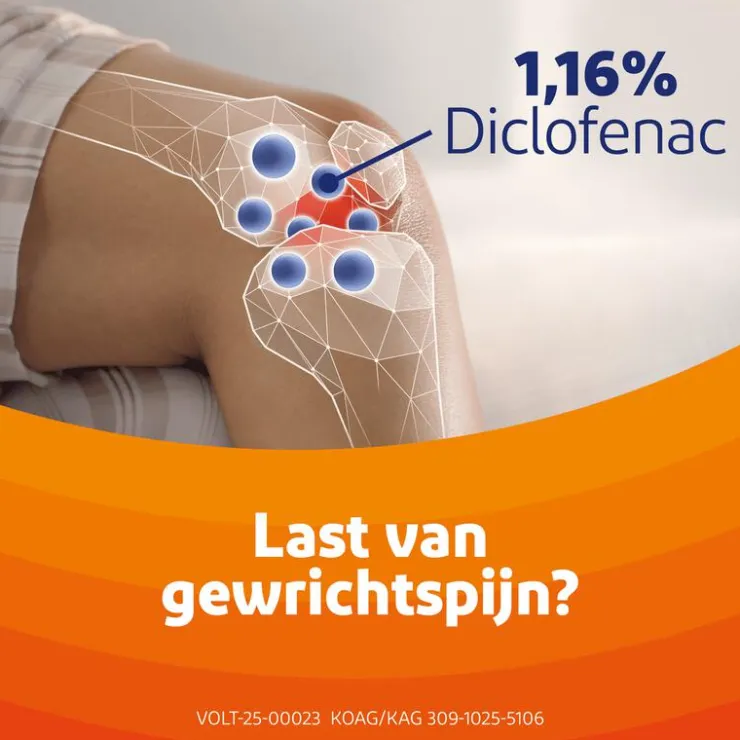 Voltaren Emulgel 1,16% (diclofenac) Bij Gewrichtspijn In Knie En Vinger 180 GR