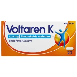 Voltaren K 12,5 MG Pijnstiller Filmomhulde Tabletten Diclofenac-Kalium 20 stuks