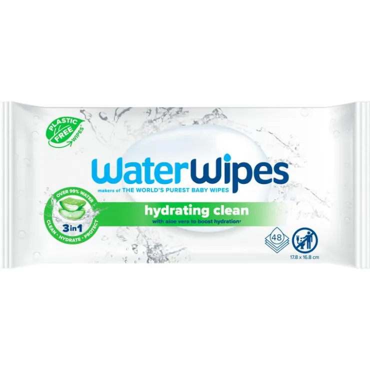 Waterwipes Billendoekjes Hydrating Clean 48 stuks