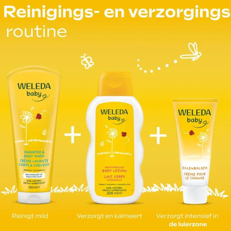 Weleda Calendula Babyshampoo & Douchecrème 200 ML