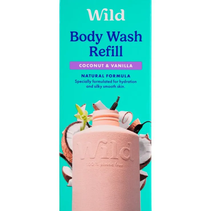Wild Cosmetics Limited Wild Coconut & Vanilla Body Wash Refill 300 ml