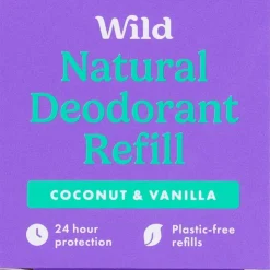 Wild Cosmetics Limited Wild Coconut & Vanilla Refill Deodorant Stick 40 gram