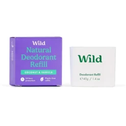 Wild Cosmetics Limited Wild Coconut & Vanilla Refill Deodorant Stick 40 gram