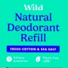 Wild Cosmetics Limited Wild Fresh Cotton & Sea Salt Refill Deodorant Stick 40 gram
